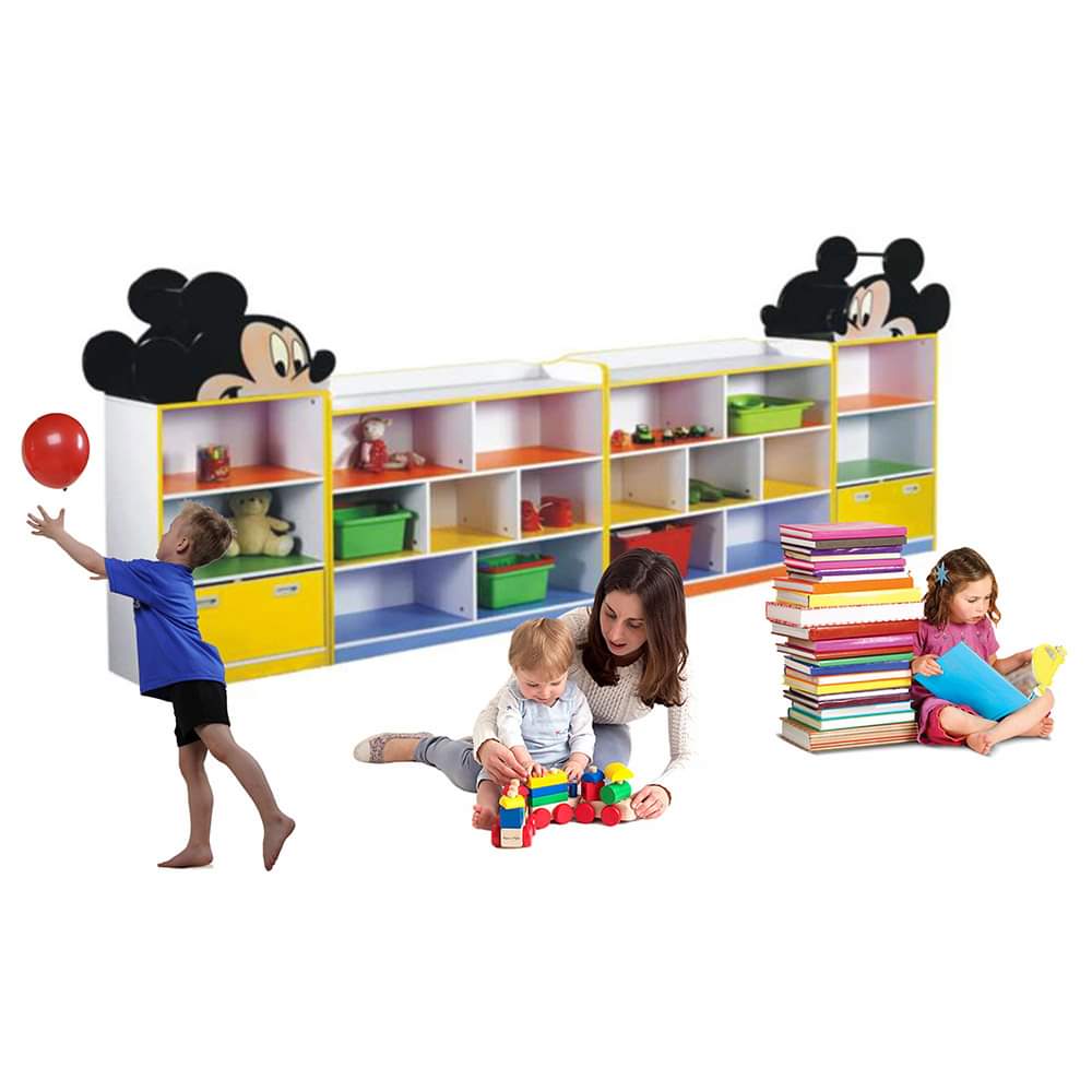 mickey mouse multi bin toy organizer