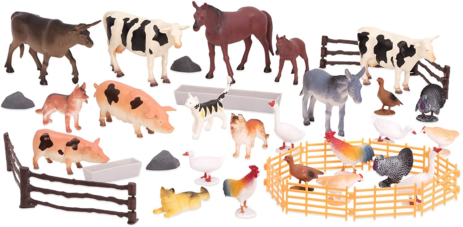 Terra by Battat – Country World – Realistic Cows Toys & Farm Animal ...