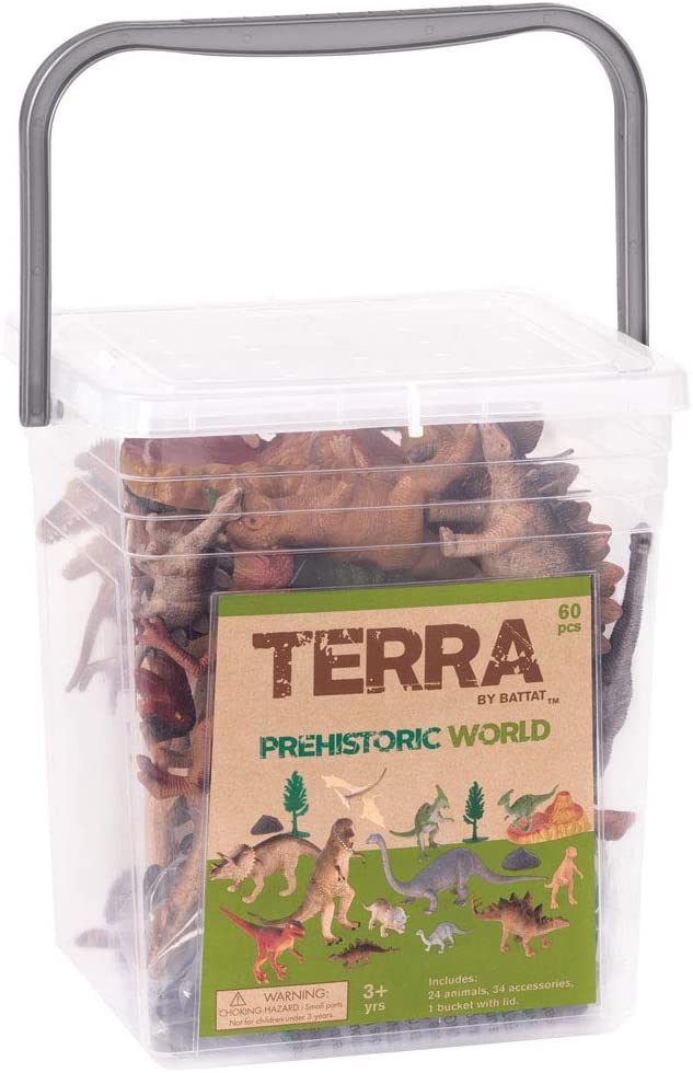 Terra by Battat – Prehistoric World – Assorted Miniature Dinosaur Toys