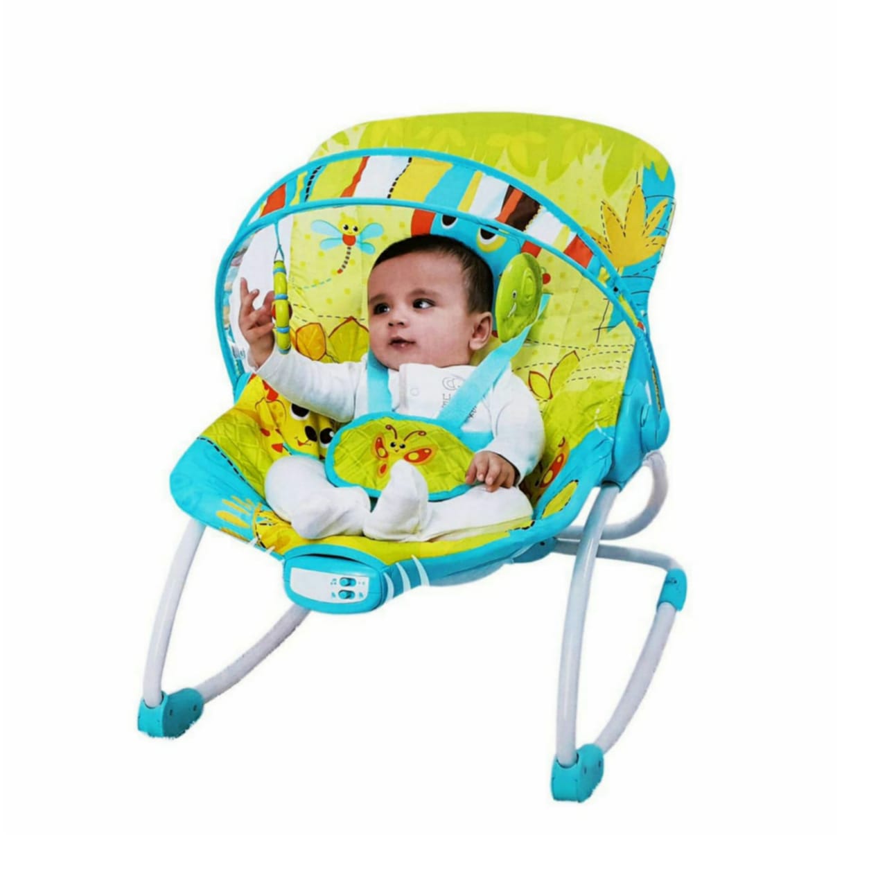 Mastela Toddler to Newborn Baby Rocker, Bouncer Musical Chair- Multicolor