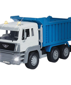 driven orange garbage truck