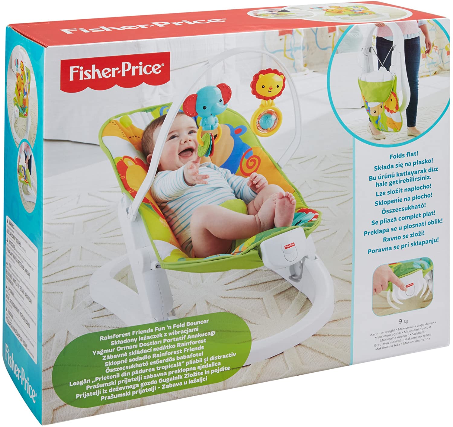 fisher price fun n fold bouncer