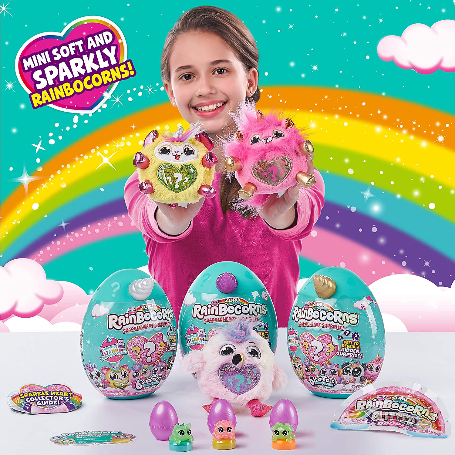 rainbocorns sparkle heart