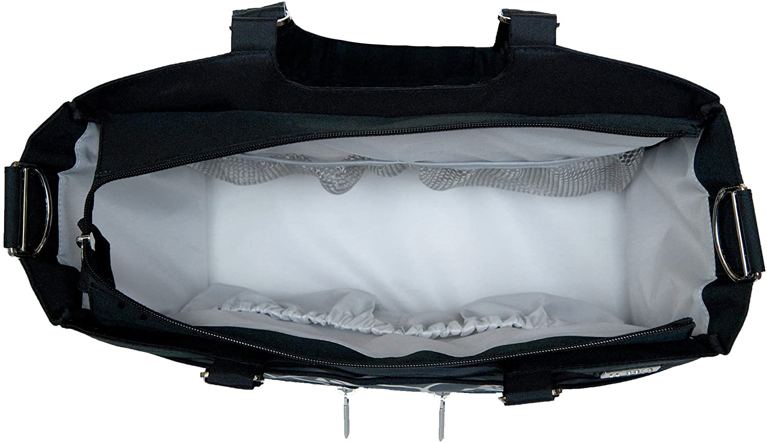 JJ Cole Camber Baby Diaper Bag Tote Black Floret Toys 4 You