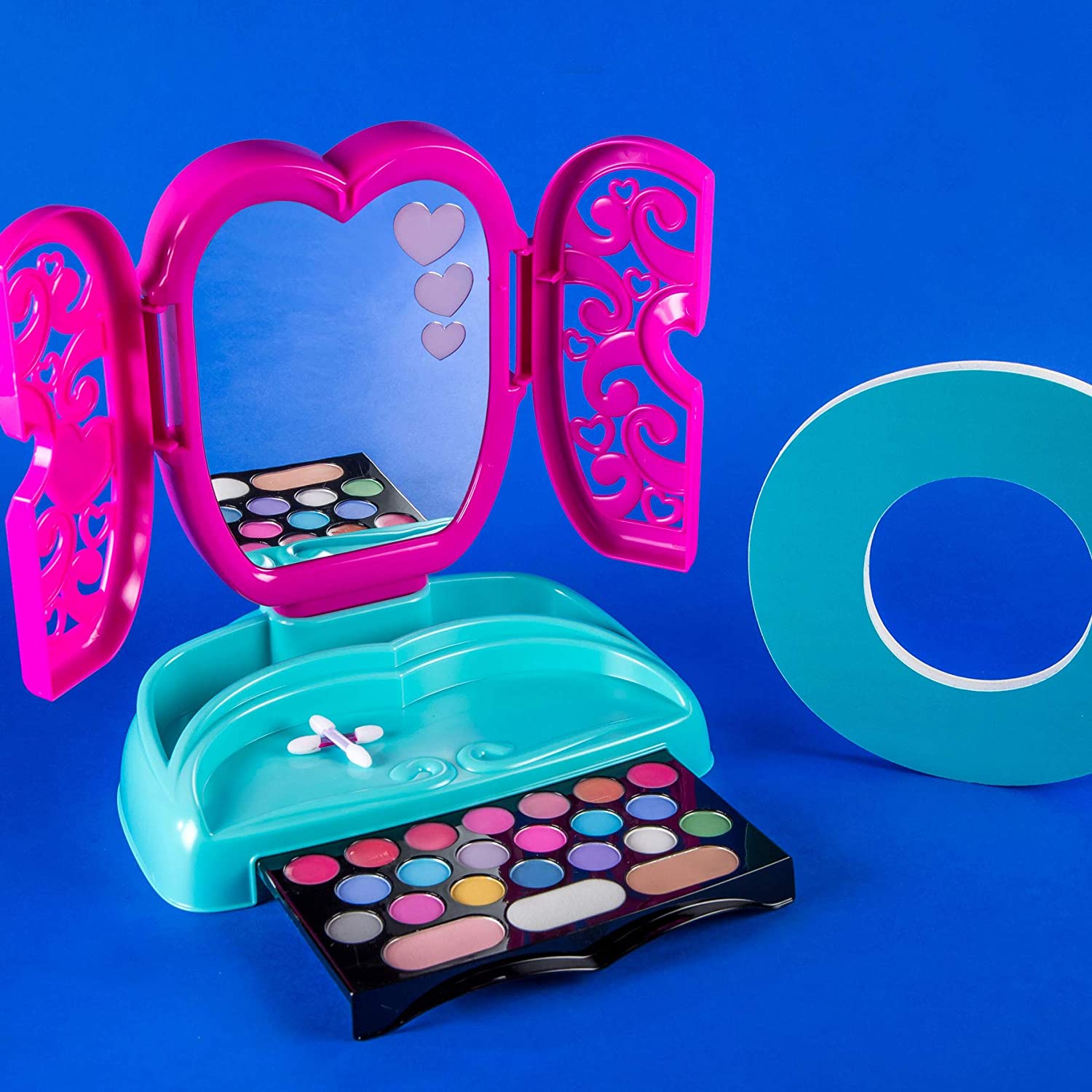 Chic Mirror Makeup for ChildrenCosmetic Beauty Set for Girl from 7