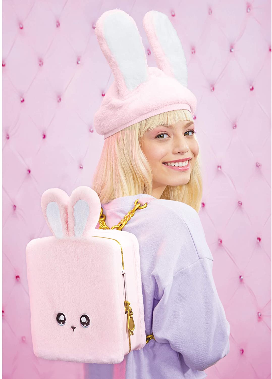Na Na Na Surprise 3-in-1 Backpack Bedroom Pink Bunny Playset Aubrey ...